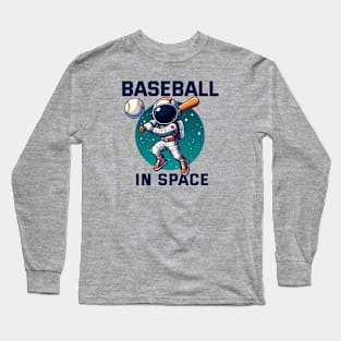 Baseball Space - Play with Astro Long Sleeve T-Shirt